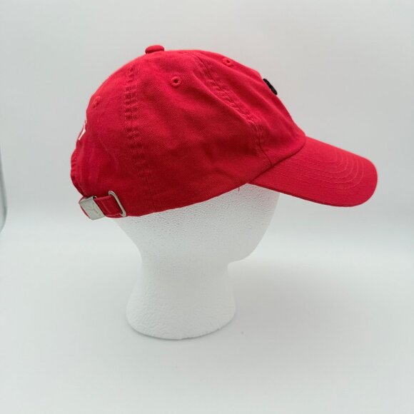 Puma Red Hat Adjustable Baseball Cap - Picture 4 of 6